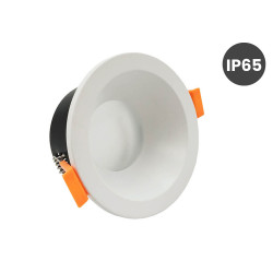Aro Fijo IP65 Blanco Circular Conico GU10-MR16
