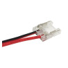 Pack 10 Conector Transparente para tiras LED COB y SMD de 8 mm y 10mm IP20