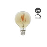 Bombilla LED Filamento Vintage 6W Regulable E27 G80 Gold