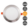 Placa LED Slim Circular 24W Acero Color Seleccionable OSRAM CHIP
