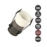 Empotrable LED 5W Blanco Bridgelux  40° UGR11 130Lm/W. 3 años garantia