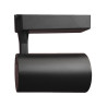 Foco LED 30W Negro Chip Bridgelux Carril Monofásico Color Seleccionable CRI +92 No flick