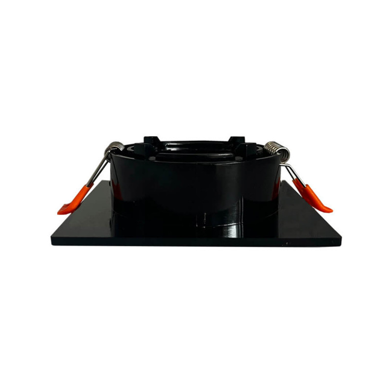 Aro Cuadrado NEGRO orientable para GU10