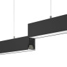 Lámpara lineal Colgante o Superficie LED 40W Interconexión lineal Color Seleccionable 120cm