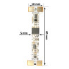 Interruptor + Regulador táctil 5v - 12V - 24v para perfiles LED