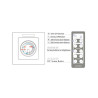 Regulador TRIAC 200W Dimmer AC 220V con mando IR