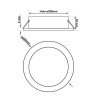 Downlight LED 40W Circular Driver Philips Color seleccionable  UGR17 CRI+90  IP54- 3 AÑOS DE GARANTIA