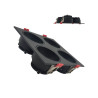 Aro basculante cuádruple GU10 MR16 Exterior Negro