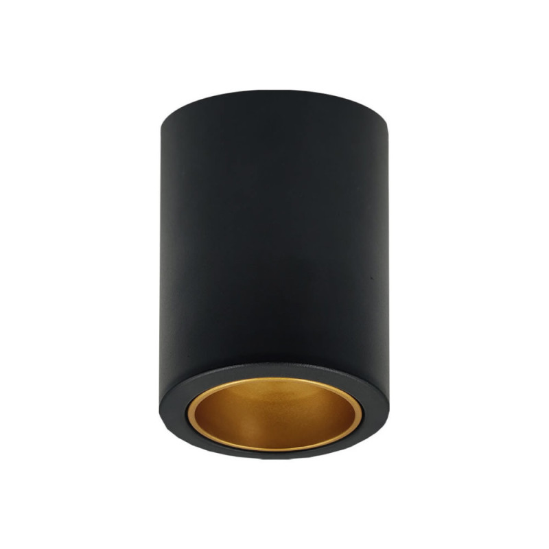Aplique de techo basculante negro GU10 MR16 • Ledytec