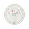Plafón o Downlight LED Circular Blanco  Potencia y Color Seleccionable 5CCT 12W - 10W - 8W - 6W 140Lm/W IP44