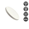 Plafón o Downlight LED Circular Blanco  Potencia y Color Seleccionable 5CCT 12W - 10W - 8W - 6W 140Lm/W IP44