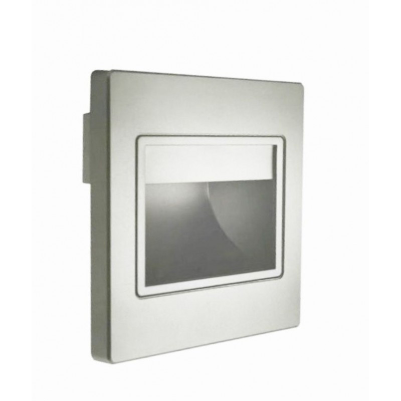 Baliza LED  Plata pared 1.5W  120°