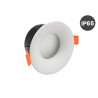 Aro Fijo IP65 Blanco Circular GU10-MR16