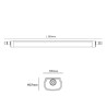 Regleta Estanca LED 15W Interconectable 60cm IP65