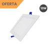 Placa LED Slim cuadrada 12W