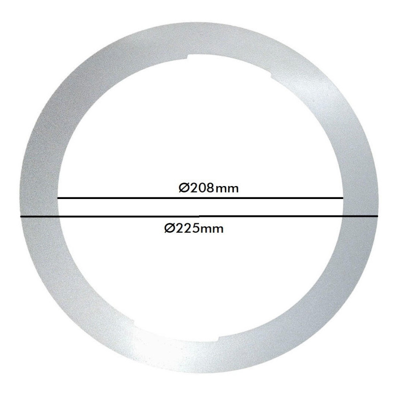 Aro Blanco Supletorio cubre hueco para Downlight 25,5 cm