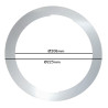 Aro Blanco Supletorio cubre hueco para Downlight 25,5 cm
