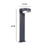 Baliza Solar Orientable 2W 45cm Antracita IP44