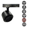 Foco LED Monofasico Negro Optica Regulable 24º-60º Color y Potencia Seleccionable 40W-28W UGR13