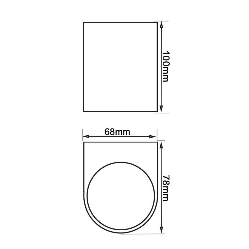 Aplique exterior LED marrón GU10 • Ledytec