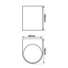 Aplique LED exterior negro para GU10 • Ledytec