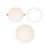 Aro Blanco Supletorio cubre hueco para Downlight 25,5 cm