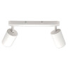 Aplique de techo Orientable Blanco Aluminio para 2 Lámpara GU10