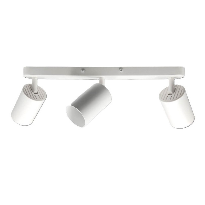 Aplique de techo Orientable Blanco Aluminio para 3 Lámpara GU10