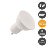Dicroica LED 6W 100° GU10 - OSRAM CHIP - 3 Años de garantía
