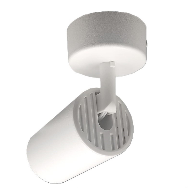 Aplique blanco de techo orientable GU10 • Ledytec