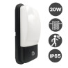 Aplique LED Interior y Exterior 20W 3CCT Sensor movimiento PIR IP65