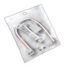 KIT Pegamento de Silicona para Tiras LED + Conector + Funda + Tapon final - 10mm -IP65
