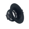 Aro Fijo para Dicroica circular Negro GU10-MR16