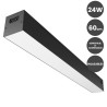 Regleta o Lámpara lineal Colgante o Superficie LED 24W Interconexión lineal 60cm