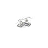 Conector tipo T  para Carril Monofásico REFORZADO