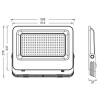 Foco Proyector LED 200W OSRAM CHIP 140 Lm/W