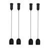 Kit de Suspensión Luminaria LED NEGRO 1 Metro