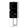 Proyector LED 100W Chip Bridgelux 180Lm/W 60º- 5 Años de garantía