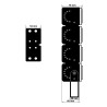 Proyector LED 400W Chip Bridgelux 180Lm/W 25º- 5 Años de garantía