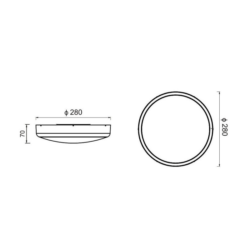 Plafón LED Potencia Ajustable 20W - 15W- 10W 5CCT Sensor De Radar IP44