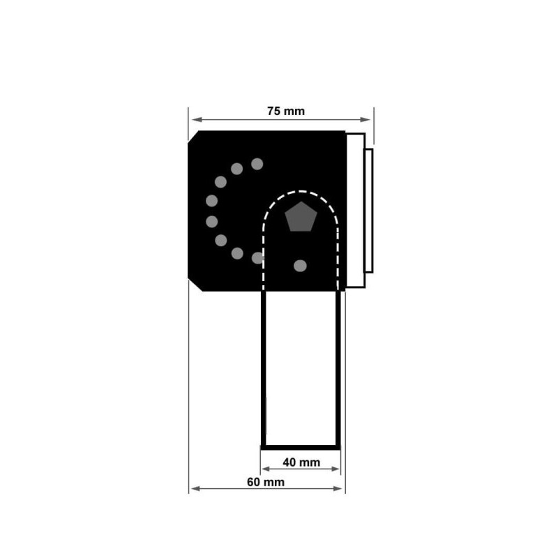Proyector LED 50W Chip Bridgelux 180Lm/W 25º- 5 Años de garantía