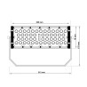 Proyector LED 50W Chip Bridgelux 180Lm/W 60º- 5 Años de garantía