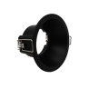 Aro Fijo Circular Para GU10 MR16 NEGRO