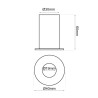 Empotrable LED 5W Blanco Bridgelux  40° UGR11 130Lm/W. 3 años garantia