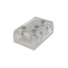 Conector Transparente para unión T o L tiras LED COB + SMD - 10mm - IP20