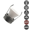 Empotrable LED 6W - 9W - 12W Bridgelux Chip UGR11 CCT  CRI +92