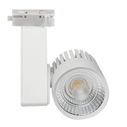 Foco LED 40W Blanco 3CCT para Carril Monofásico BRIDGELUX Chip CRI +98 3 Años de garantía