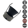 Empotrable LED 6W - 9W - 12W Bridgelux Chip UGR11 CCT  CRI +92