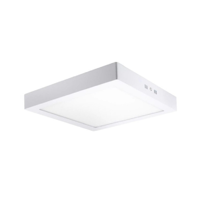 Plafón LED Cuadrado superficie 20W OSRAM CHIP Color Seleccionable