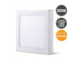 Plafón LED Cuadrado superficie 20W OSRAM CHIP Color Seleccionable